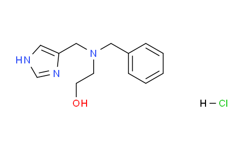 CAS No. 1082734-78-8, 2-(((1H-imidazol-4-yl)methyl)(benzyl)amino)ethan-1-ol hydrochloride