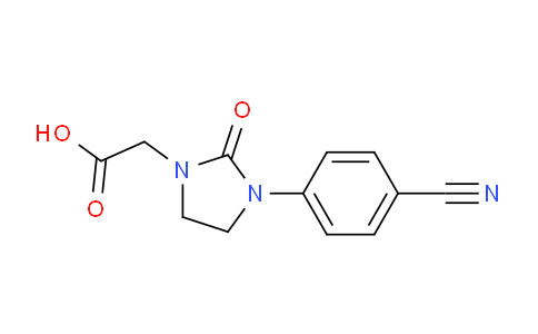 CAS No. 1223748-29-5, 2-(3-(4-Cyanophenyl)-2-oxoimidazolidin-1-yl)-acetic acid