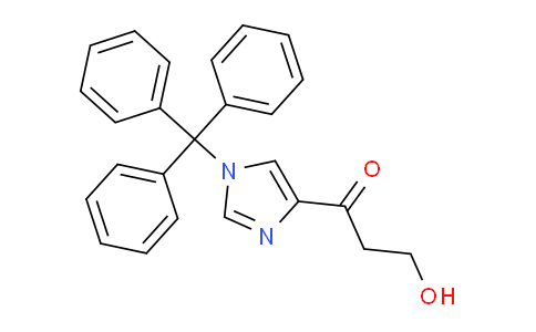 CAS No. 426219-42-3, 3-hydroxy-1-(1-trityl-1H-imidazol-4-yl)propan-1-one
