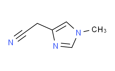 CAS No. 41065-00-3, N-Methyl-1H-imidazole-4-acetonitrile