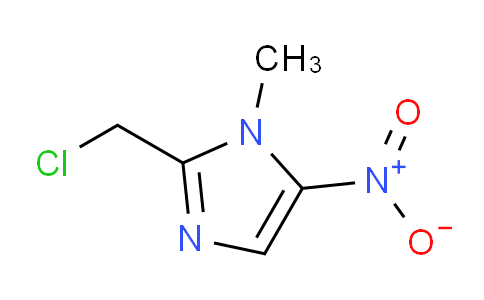 CAS No. 6905-07-3, 2-(chloromethyl)-1-methyl-5-nitro-1H-imidazole