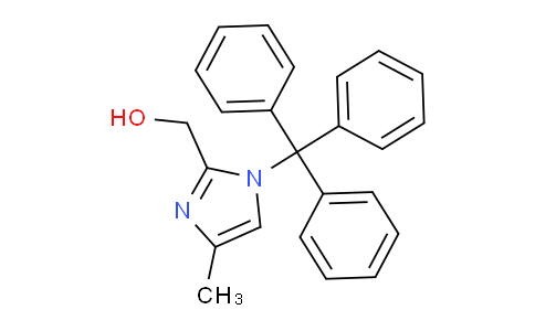CAS No. 863399-36-4, (4-Methyl-1-trityl-1H-imidazol-2-yl)methanol
