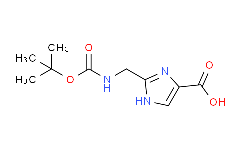 CAS No. 867340-37-2, 2-(tert-Butoxycarbonylamino-methyl)-1H-imidazole-4-carboxylic acid