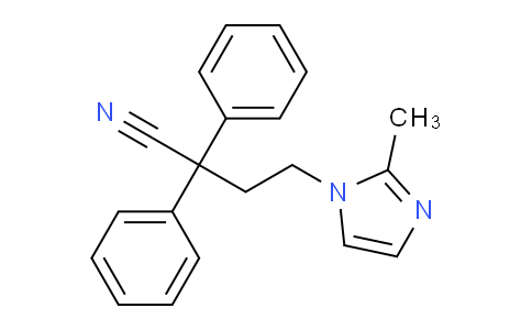 CAS No. 214777-43-2, 4-(2-methyl-1H-imidazol-1-yl)-2,2-diphenylbutanenitrile