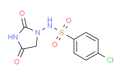CAS No. 30458-49-2, 4-chloro-N-(2,4-dioxoimidazolidin-1-yl)benzenesulfonamide