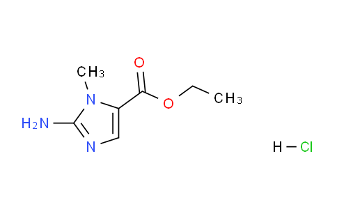 CAS No. 39070-12-7, ethyl 2-amino-1-methyl-1H-imidazole-5-carboxylate hydrochloride