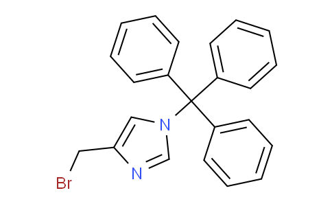 CAS No. 562074-49-1, 4-(bromomethyl)-1-trityl-1H-imidazole