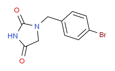 CAS No. 201987-81-7, 1-(4-bromobenzyl)imidazolidine-2,4-dione