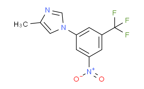 CAS No. 916975-92-3, 4-Methyl-1-(3-nitro-5-(trifluoromethyl)phenyl)-1H-imidazole