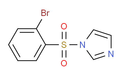 CAS No. 951884-46-1, 1-((2-Bromophenyl)sulfonyl)-1H-imidazole