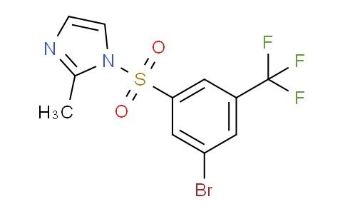 CAS No. 951884-57-4, 1-((3-Bromo-5-(trifluoromethyl)phenyl)-sulfonyl)-2-methyl-1H-imidazole