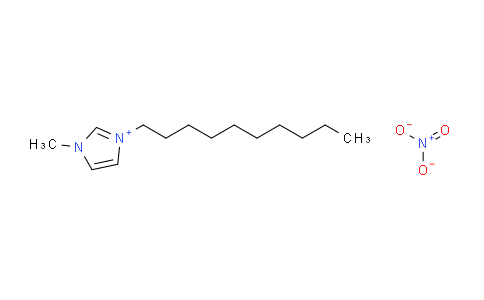 CAS No. 1057409-91-2, 3-decyl-1-methyl-1H-imidazol-3-ium nitrate