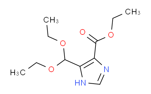 CAS No. 137159-34-3, ethyl 5-(diethoxymethyl)-1H-imidazole-4-carboxylate