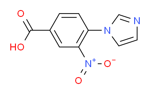 CAS No. 167626-67-7, 4-(1H-Imidazol-1-yl)-3-nitrobenzenecarboxylic acid