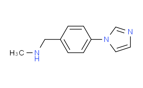 CAS No. 179873-45-1, 1-(4-(1H-Imidazol-1-yl)phenyl)-N-methylmethanamine