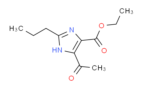 CAS No. 144690-07-3, ethyl 5-acetyl-2-propyl-1H-imidazole-4-carboxylate