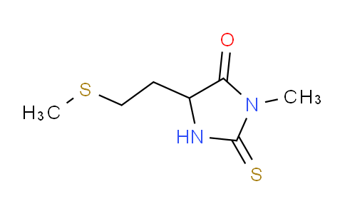 CAS No. 877-49-6, 3-methyl-5-(2-(methylthio)ethyl)-2-thioxoimidazolidin-4-one