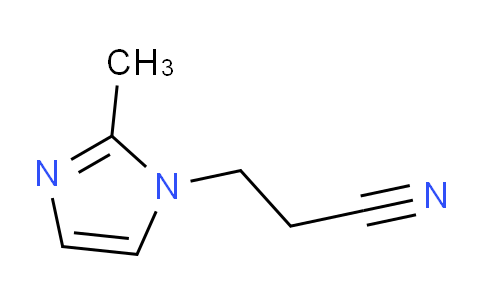 CAS No. 23996-55-6, 3-(2-Methyl-1H-imidazol-1-yl)propanenitrile