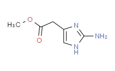 CAS No. 110295-90-4, methyl 2-(2-amino-1H-imidazol-4-yl)acetate