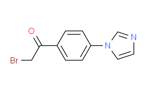 CAS No. 110668-69-4, 2-Bromo-1-[4-(1H-imidazol-1-yl)phenyl]ethanone