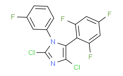 CAS No. 1146763-48-5, 2,4-dichloro-1-(3-fluorophenyl)-5-(2,4,6-trifluorophenyl)-1H-imidazole