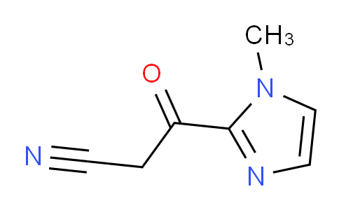 CAS No. 118431-92-8, 3-(1-methyl-1H-imidazol-2-yl)-3-oxopropanenitrile