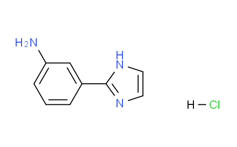 CAS No. 1261269-04-8, 3-(1H-Imidazol-2-yl)aniline hydrochloride