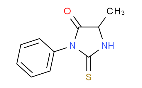 CAS No. 4333-19-1, 5-methyl-3-phenyl-2-thioxoimidazolidin-4-one