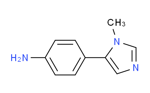 CAS No. 89250-15-7, 4-(1-Methyl-1H-imidazol-5-yl)aniline