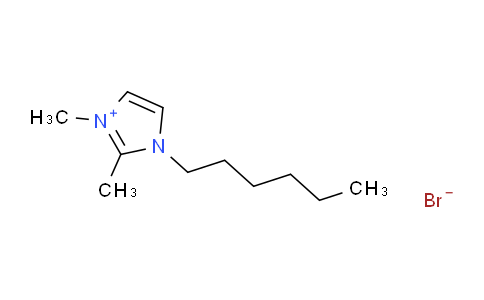 CAS No. 411222-01-0, 1-Hexyl-2,3-dimethyl-1H-imidazol-3-ium bromide