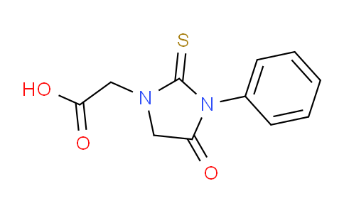 CAS No. 62609-86-3, 2-(4-oxo-3-phenyl-2-thioxoimidazolidin-1-yl)acetic acid