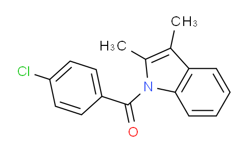 CAS No. 21819-50-1, (4-chlorophenyl)(2,3-dimethyl-1H-indol-1-yl)methanone