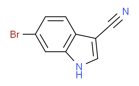 CAS No. 224434-83-7, 6-Bromo-1H-indole-3-carbonitrile