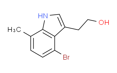 CAS No. 214915-69-2, 2-(4-bromo-7-methyl-1H-indol-3-yl)ethan-1-ol