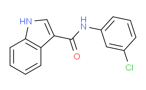 CAS No. 26977-43-5, N-(3-chlorophenyl)-1H-indole-3-carboxamide