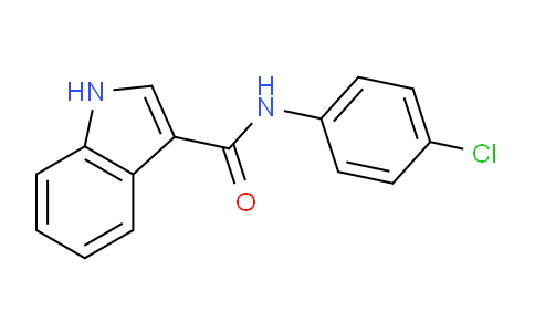 CAS No. 26977-44-6, N-(4-chlorophenyl)-1H-indole-3-carboxamide
