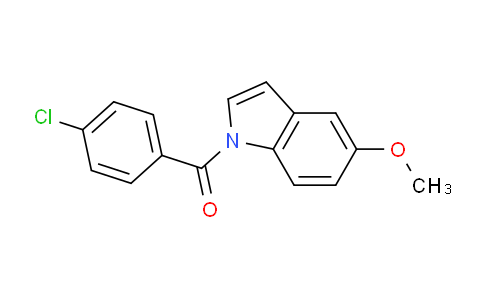 CAS No. 30237-49-1, (4-chlorophenyl)(5-methoxy-1H-indol-1-yl)methanone