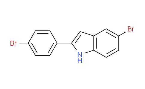 CAS No. 28718-97-0, 5-Bromo-2-(4-bromophenyl)-1H-indole