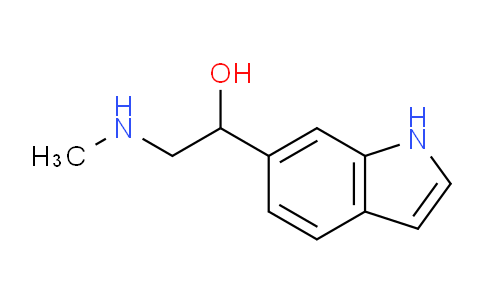 CAS No. 314727-60-1, 1-(1H-indol-6-yl)-2-(methylamino)ethan-1-ol