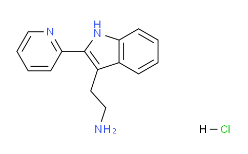 CAS No. 374064-08-1, 2-(2-(Pyridin-2-yl)-1H-indol-3-yl)ethanamine hydrochloride