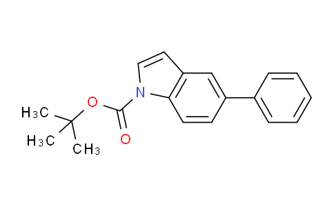 CAS No. 361457-96-7, tert-Butyl 5-phenyl-1H-indole-1-carboxylate