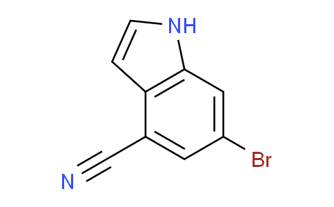 CAS No. 374633-26-8, 6-bromo-1H-indole-4-carbonitrile