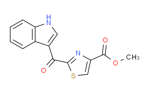 CAS No. 448906-42-1, methyl 2-(1H-indole-3-carbonyl)thiazole-4-carboxylate