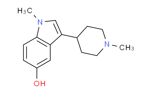 CAS No. 445441-74-7, 1-Methyl-3-(1-methylpiperidin-4-yl)-1H-indol-5-ol