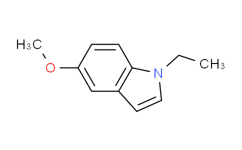 CAS No. 46182-32-5, 1-ethyl-5-methoxy-1H-indole