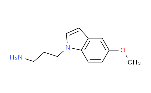 CAS No. 46397-97-1, 3-(5-methoxy-1H-indol-1-yl)propan-1-amine