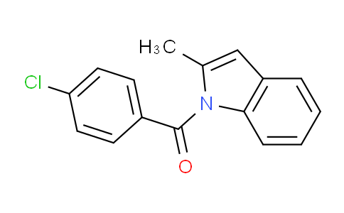 CAS No. 52498-82-5, (4-chlorophenyl)(2-methyl-1H-indol-1-yl)methanone