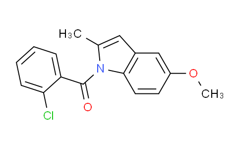 CAS No. 52498-84-7, (2-chlorophenyl)(5-methoxy-2-methyl-1H-indol-1-yl)methanone