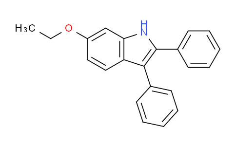 CAS No. 103973-38-2, 6-ethoxy-2,3-diphenyl-1H-indole