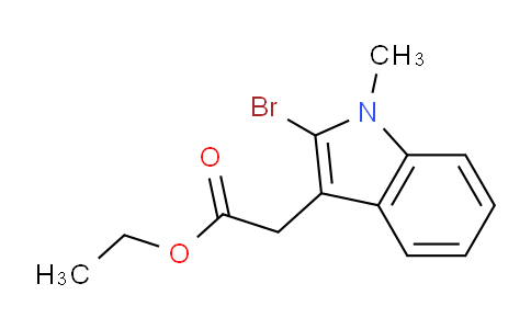 CAS No. 786704-07-2, ethyl 2-(2-bromo-1-methyl-1H-indol-3-yl)acetate